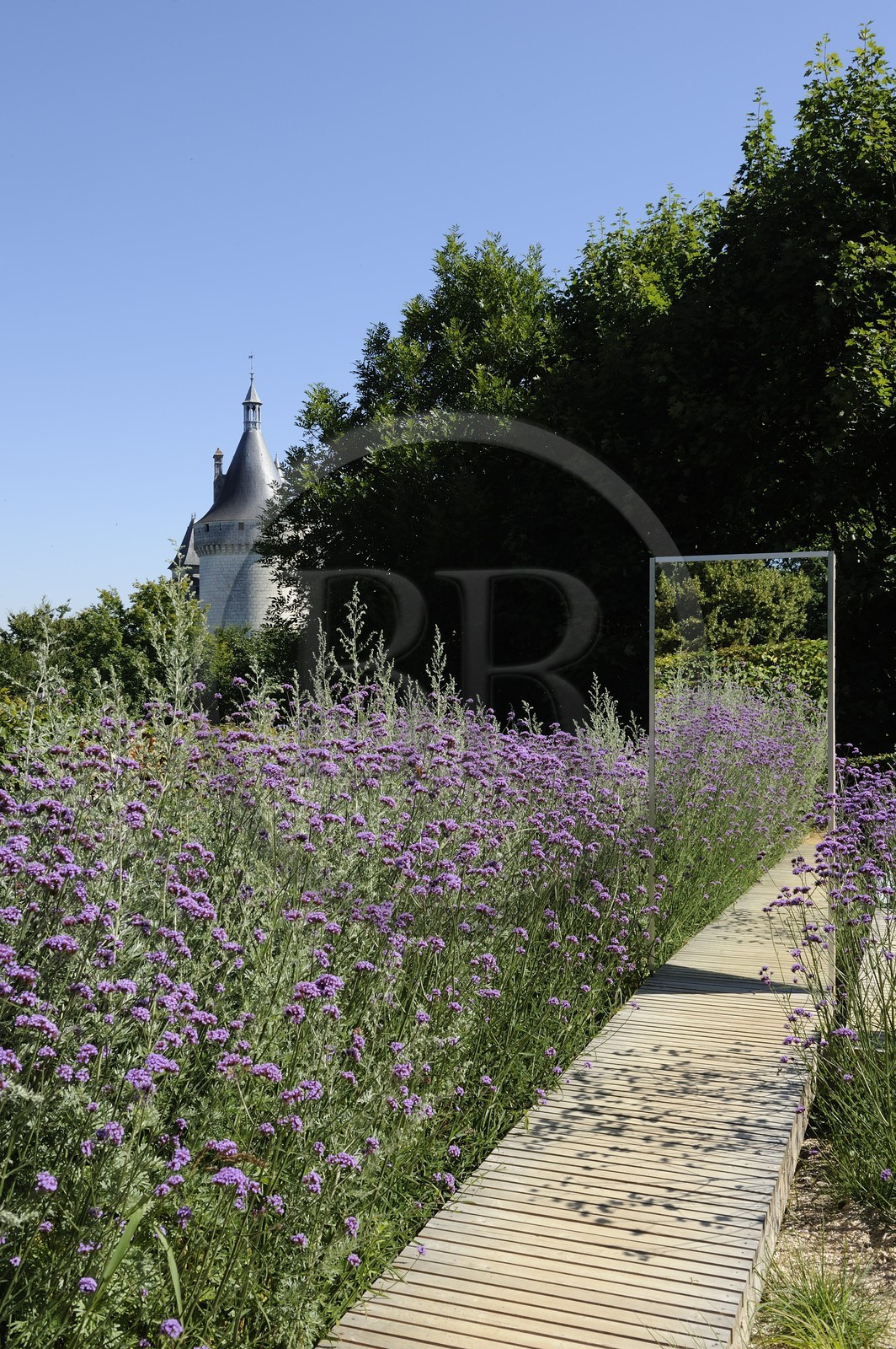 France, Loir-et-Cher (41), Vallée de la Loire classée Patrimoine Mondial de l'UNESCO, château de Chaumont-sur-Loire, festival international des jardins de Chaumont, cinq pour un
