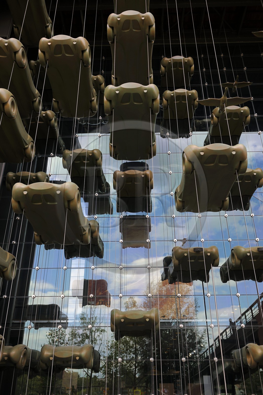 France, Haut-Rhin (68), Mulhouse, Cité de l’automobile - Musée national – Collection Schlumpf, façade du musée