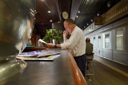 France, Rhône (69), Lyon, cours Lafayette, les Halles Paul Bocuse, Resto Halle Chez Yannis