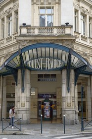 France, Ille-et-Vilaine (35), Rennes, ancienne rédaction locale de Rennes du journal Ouest-France, située rue du Pré-Botté (aujourd’hui renommé Espace Ouest-France et transformé en une salle de conférence)