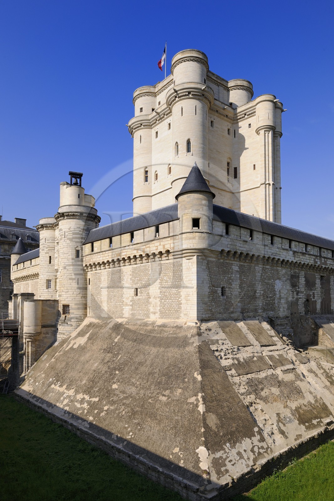 France, Val-de-Marne (94), Vincennes, le château de Vincennes, le donjon