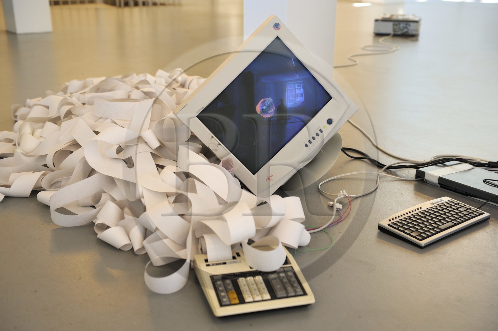 Suisse, Bâle, galerie d'Art numérique Plug-In