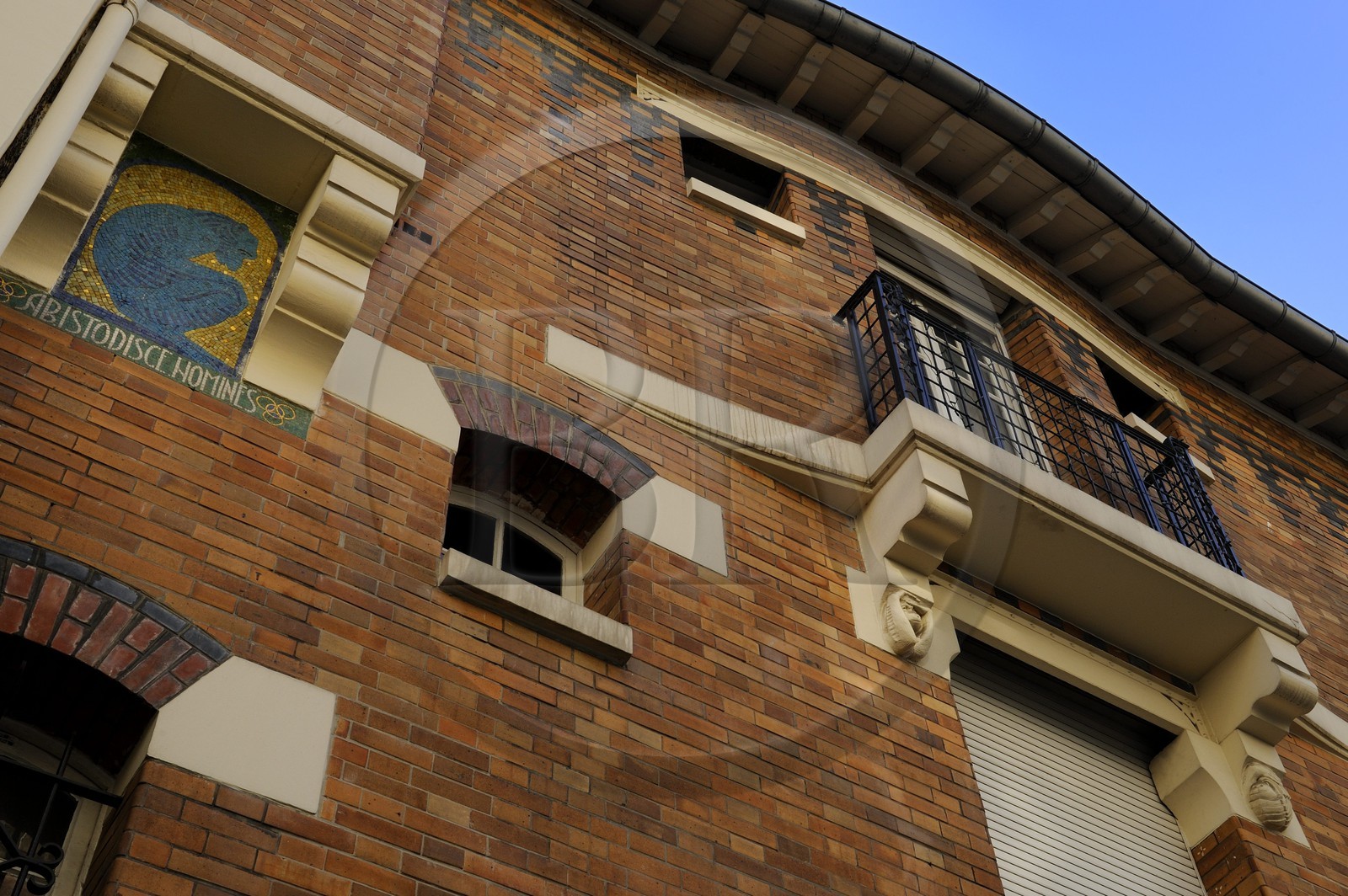 France, Val-de-Marne (94), Vincennes, maison d’artiste aux décors d’animaux au 13 rue Eugénie-Gérard