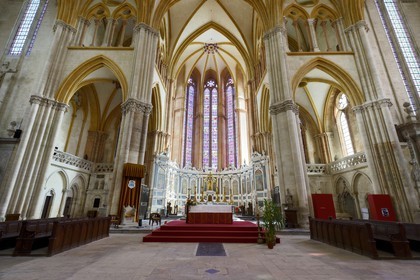 France, Meurthe-et-Moselle (54), Toul, la cathédrale Saint-Etienne, le chœur et ses chapelles attenantes