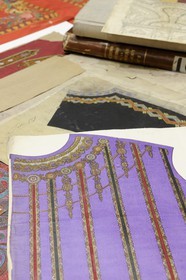 France, Haut-Rhin (68), Mulhouse, musée de l’Impression sur Étoffes, Service d’utilisation des documents (SUD), bibliothèque textile qui donne accès à la plus importante collection d’imprimés au monde