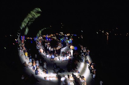 Thaïlande, Archipel îles Samui, Full Moon Party sur l' île de Koh Pha-Ngan, la fête au cúur de la nuit