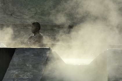 Egypte, Basse-Egypte, désert libyque, oasis de Bahariya (Bahareyya),  source d'eau chaude