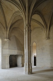 France, Val-de-Marne (94), Vincennes, le château de Vincennes, le donjon, chambre dite des Enfants au troisième étage
