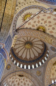 Turquie, Istanbul, coupoles de la mosqu
