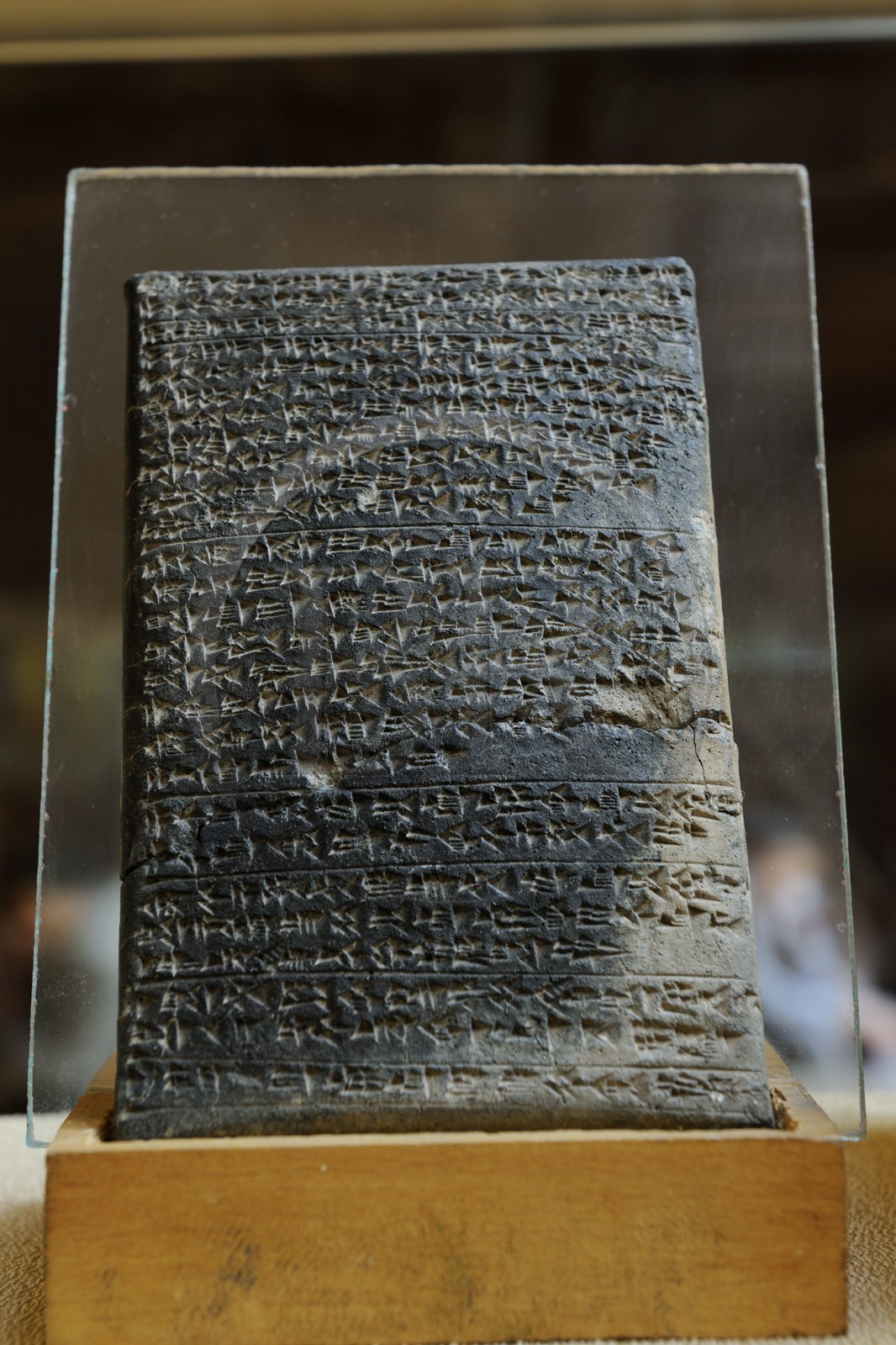 Turquie, Anatolie centrale, Ankara, le musée des Civilisations Anatoliennes, correspondance en écriture cunéiforme de la période Hittite (1275-1220 av JC)