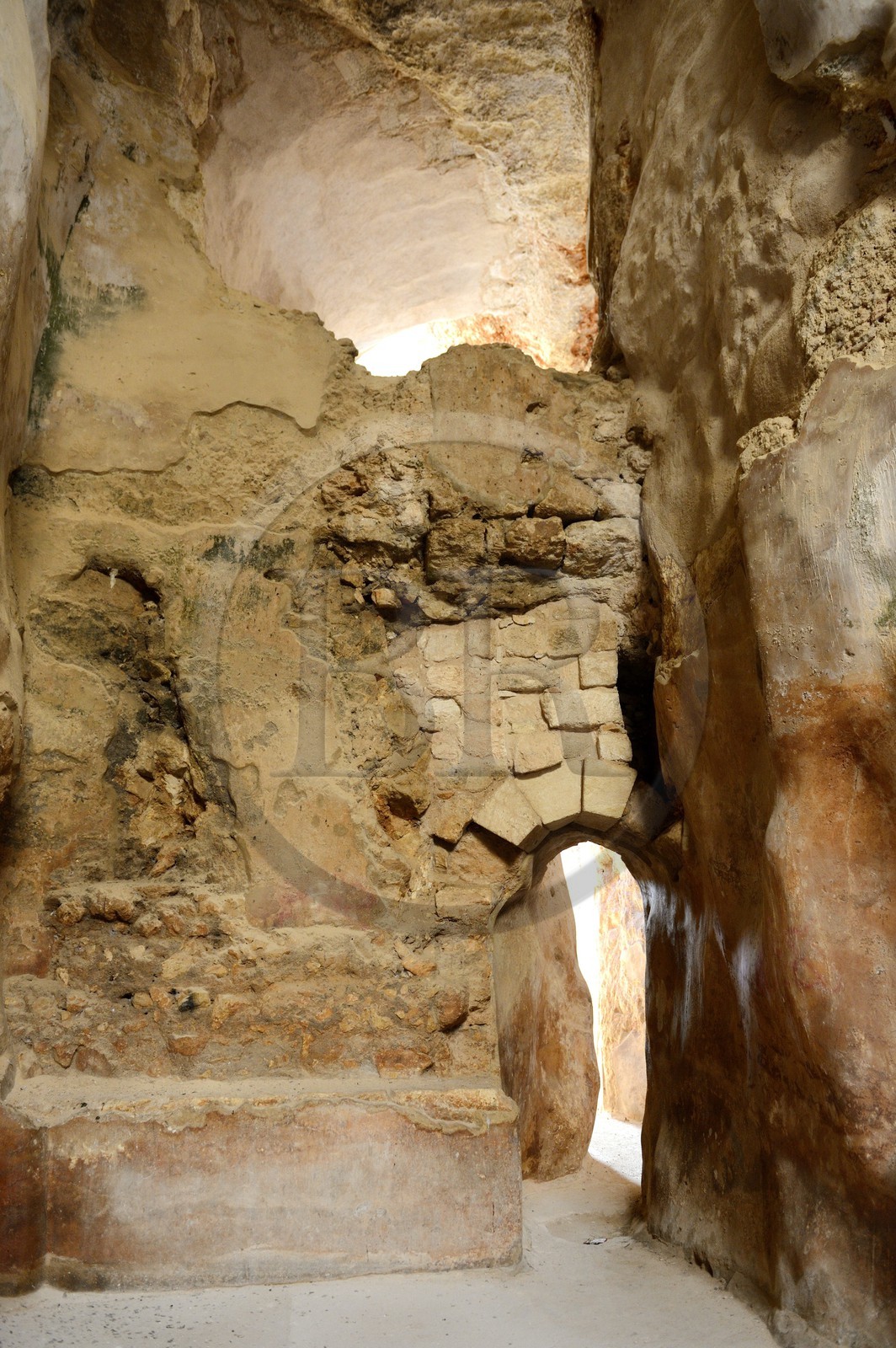 Israel, district du nord, Galilée, Nazareth, Zippori (Tzippori ou Sepphoris) National Park, la citerne était alimentée par une rivière souterraine