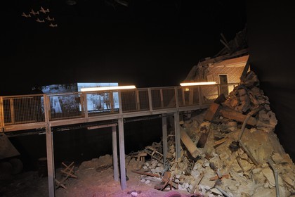 France, Bas-Rhin (67), Schirmeck, Mémorial de l'Alsace-Moselle, la guerre totale
