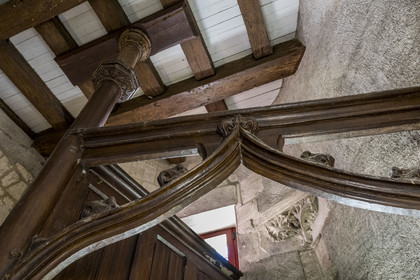 France, Loire-Atlantique (44), Nantes, quartier du Bouffay, manoir gothique de la Psallette (XVème siècle)