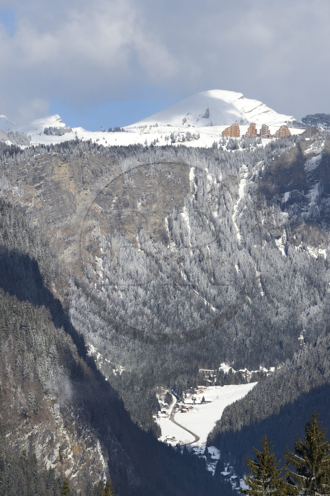 France, Haute-Savoie (74), Avoriaz sur les hauteurs de Morzine