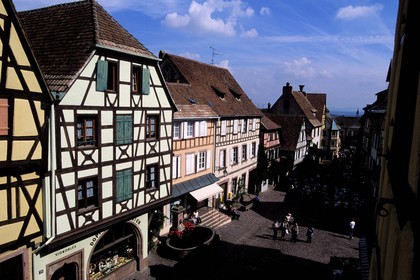 France, Haut-Rhin (68), Route des vins d' Alsace, Riquewihr, labellisé Les Plus Beaux Villages de France