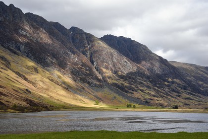 Royaume-Uni, Ecosse, Highland, Glencoe, la vallée de Glen Coe (lieu du massacre des Mac Donald par les Campbell)