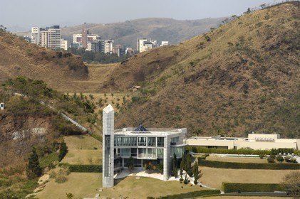 Brésil, Etat du Minas Gerais, Belo Horizonte, villa luxueuse sur les hauteurs de Mangabeiras