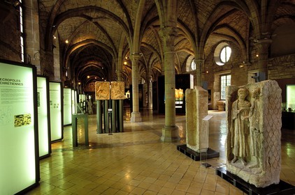 France, Côte-d'Or (21), Dijon, musée archéologique (ancienne abbaye bénédictine Saint-Bénigne)