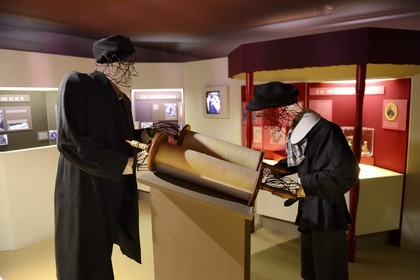 France, Bas-Rhin (67), Bouxwiller, musée judéo-alsacien dans l'ancienne synagogue