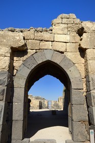 Israel, district Nord, Galilée, l'Etoile du Jourdain, la forteresse croisée de Belvoir tenue par les Hospitaliers entre 1168 et 1189
