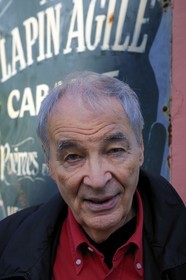 France, Paris (75), la Butte Montmartre, Yves Mathieu directeur du cabaret Au Lapin Agile