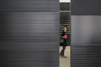 France, Hérault (34), Montpellier, centre historique, musée Fabre, salles dédiées à l'artiste Pierre Soulages (1919-2022)