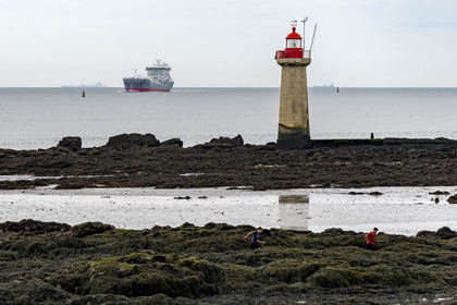 France, Loire-Atlantique (44), Estuaire de la Loire, Saint-Nazaire, Phare à terre de Villès-Martin