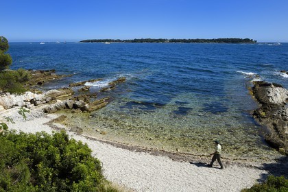 France, Alpes-Maritimes (06), Cannes, Iles de Lérins, Ile Sainte-Marguerite, pointe du Dragon