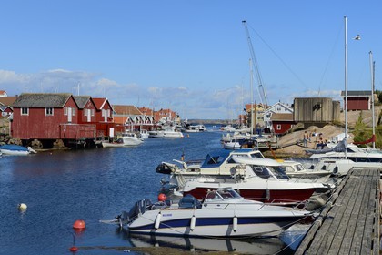 Suède, Västra Götaland, port de Smögen