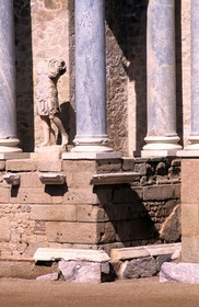 Espagne, Estrémadure, Merida, théatre romain (-16 -15 avant J.C)