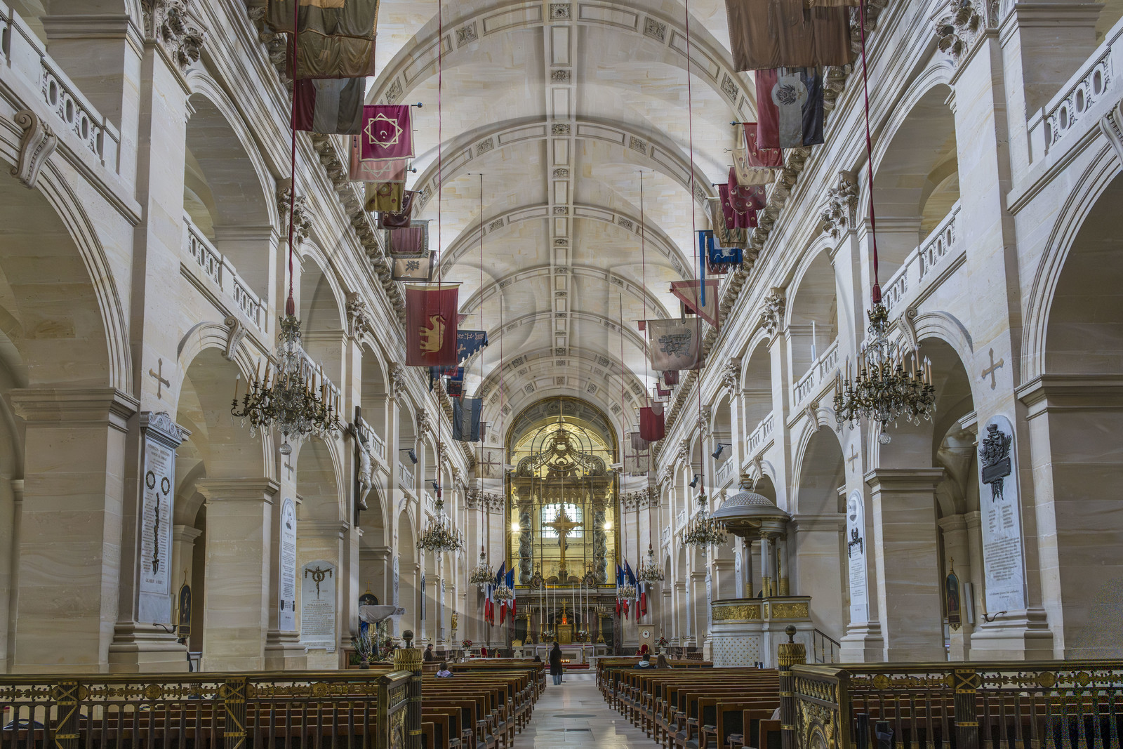 France, Paris (75), Hotel des Invalides, la cathédrale Saint-Louis-des-Invalides