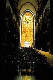 France, Nord (59), Lille, Vieux Lille, cathédrale Notre-Dame de la Treille