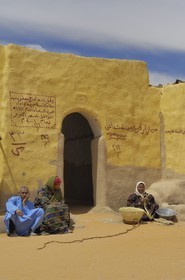 Egypte, désert libyque, oasis de Dakhla, le village de Eshbet Bashendi (Bashandi)