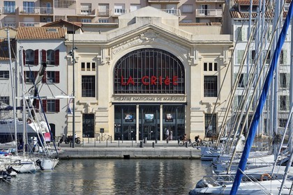 France, Bouches-du-Rhône (13), Marseille, Le Vieux Port, le théâtre de La Criée sur la quai Rive-Neuve