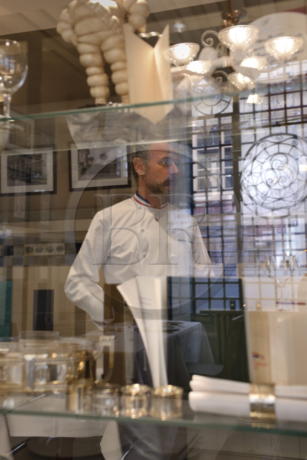 France, Rhône (69), Lyon, restaurant de la Mère Brazier fondé en 1921 par Eugénie Brazier, Mathieu Viannay Chef doublement étoilé au guide Michelin