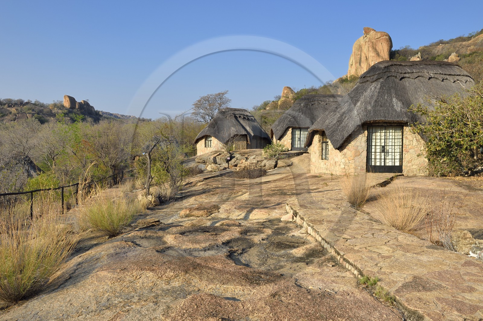 Zimbabwe, province de Matabeleland méridional, Matobo ou Matopos Hills Lodge