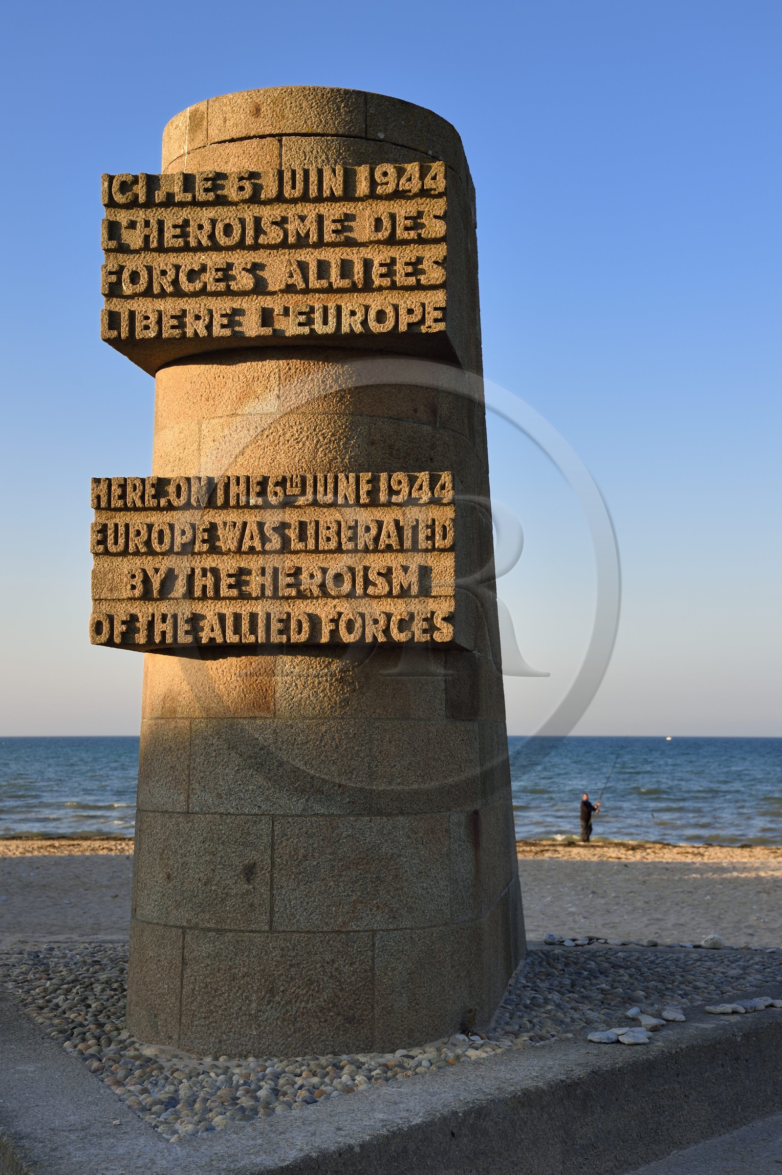 France, Calvados (14), Courseulles-sur-Mer, monument commémoratif du débarquement des alliés de Juno Beach