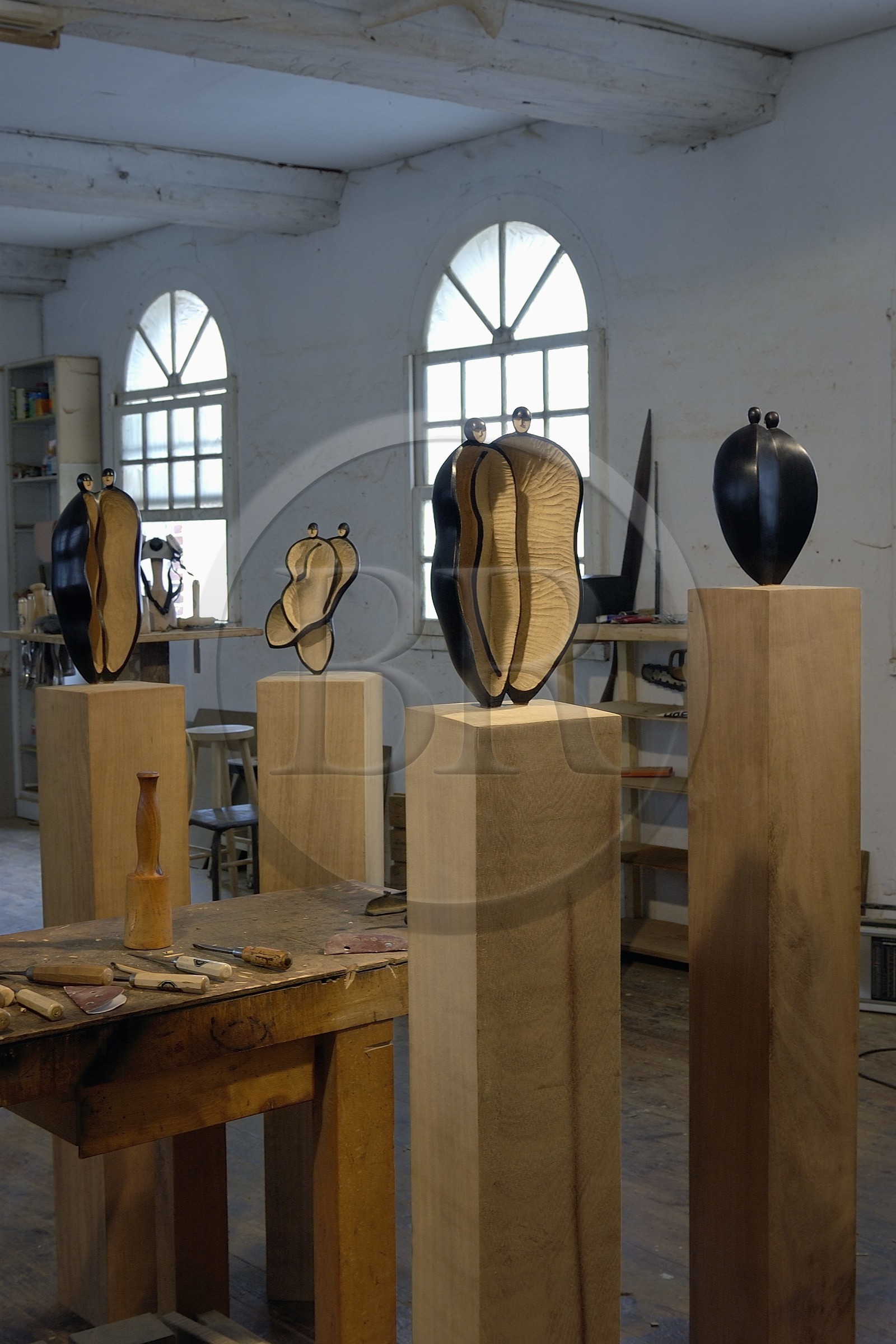 France, le sculpteur Axel Cassel