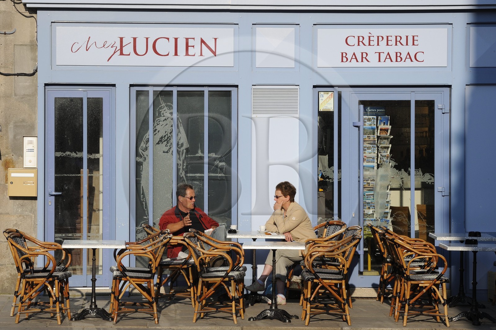 France, Loire-Atlantique (44), Guérande, café et créperie