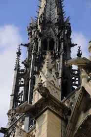 France, Paris (75), ile de la Cité, la Sainte Chapelle