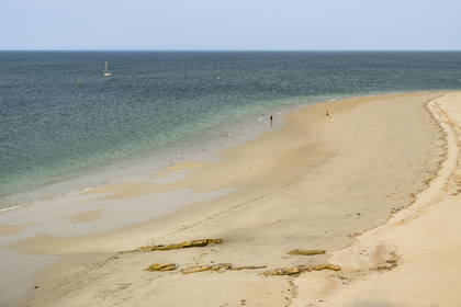 France, Morbihan (56), Ile de Groix, la plage des Grands Sables