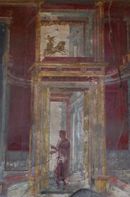 Italie, Campanie, Pompei, site archéologique classé Patrimoine Mondial de l'UNESCO, fresque