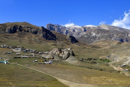 Azerbaïdjan, région de Quba (Guba), chaine de montagne du Grand Caucase, route Xinaliq Yolu vers Khinalug, village de Jek