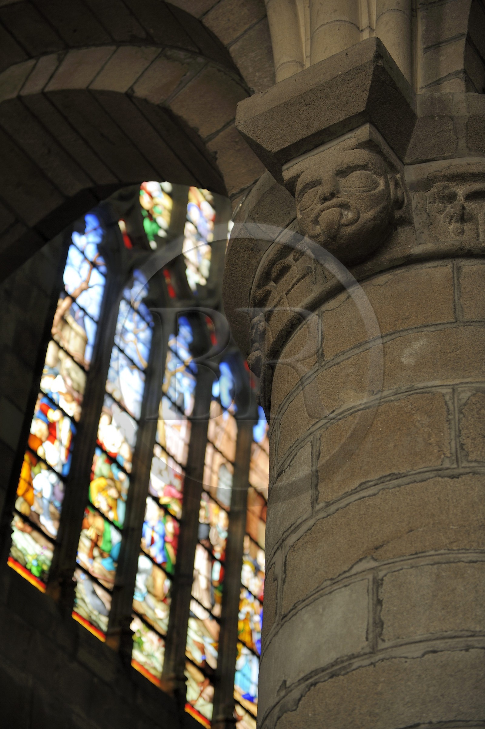 France, Loire-Atlantique (44), Guérande, collégiale Saint-Aubin
