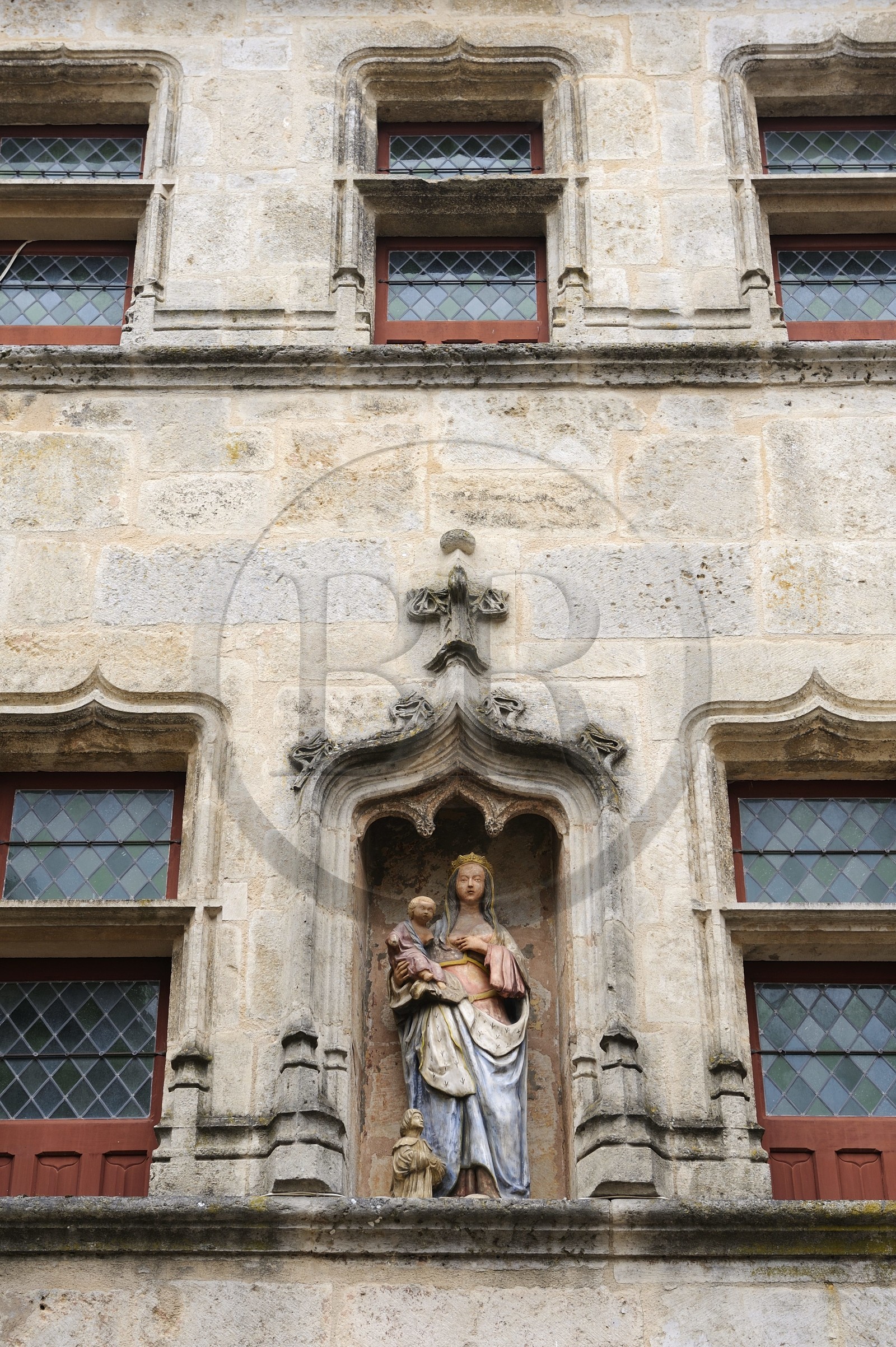 France, Côte d'Or (21), Flavigny-sur-Ozerain, Maison Au Donataire rue de l'église