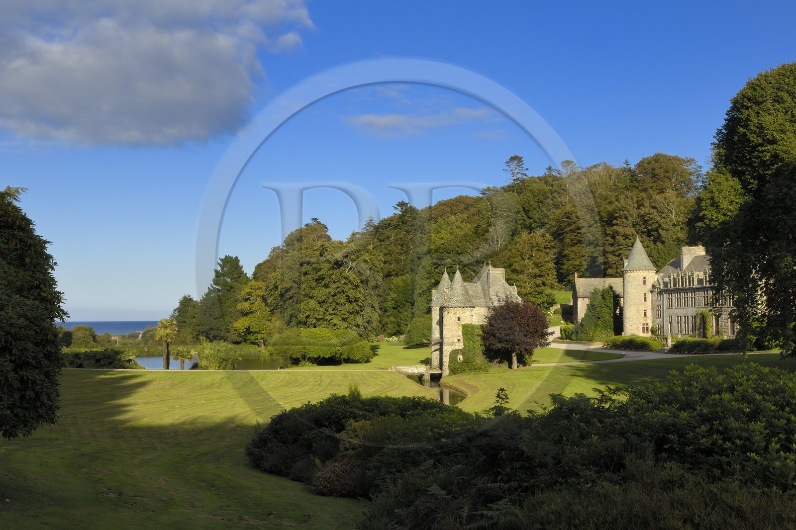 France, Manche (50), Cap de la Hague, château de Nacqueville