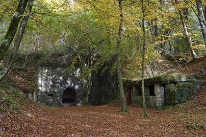 France, Meuse (55), région de Douaumont, bataille de Verdun, le Fort de Souville, entrée de guerre