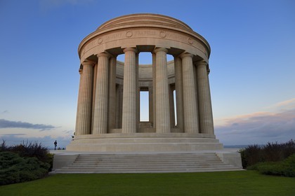 France, Meuse (55), Parc régional de Lorraine, Cotes de Meuse, Monument américain de la Butte de Montsec commémorant les offensives menées par l'armée américaine sur le saillant de Saint-Mihiel lors de la Première Guerre mondiale