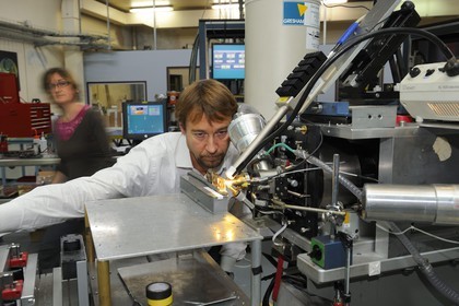 France, Paris (75), Laboratoire du Centre de recherche et de restauration des musées de France (C2RMF), AGLAE l'unique accélérateur de particules dédié au patrimoine