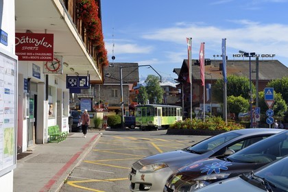 Suisse, canton de Vaud, gare de Villars-sur-Ollon